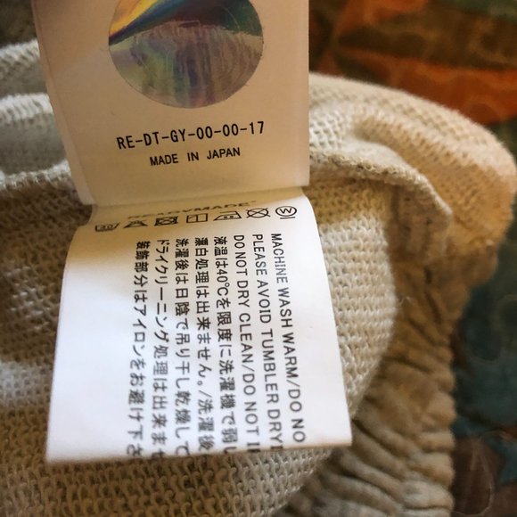 READYMADE x Denim Tears Cotton Wreath Sweatshorts Grey/White - Picture 7 of 8